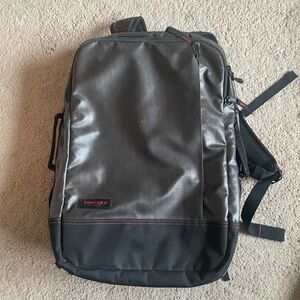 Timbuk2 Jet Pack Backpack. Gray/red